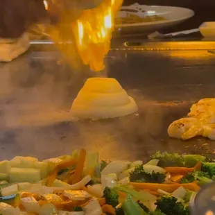 Onion volcano