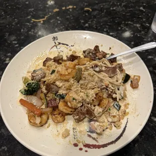 I paid $31 for the two combination dinner with steak &amp; shrimp and this is all I received! This place is a scam!!!