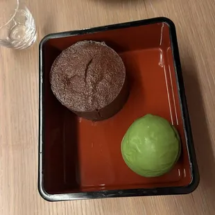 MATCHA LOVE chocolat molten cake