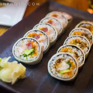 sushi, sushi and sashimi, food, sashimi