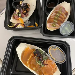 Seared Salmon Karashi