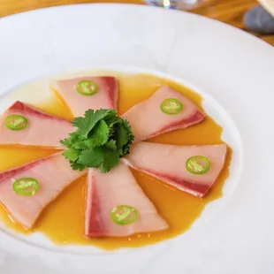 Yellowtail Sashimi with Jalapeno