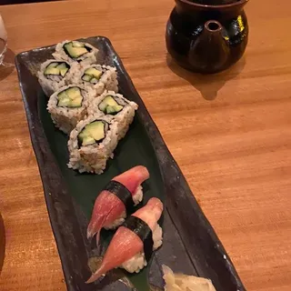 Vegetable Hand Roll with Sesame Miso Sauce Cold