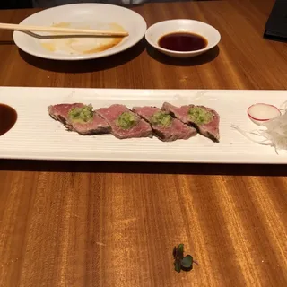 Toro Tataki with Yuzu Miso Cold