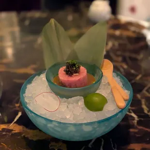 Toro tartare and caviar