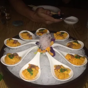 DONT EVER use Yuzu with Uni! The flavors DONT go together. Just messed up two of my favorite things by putting them together :(