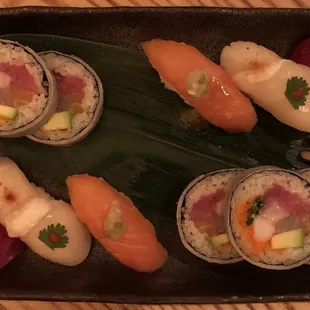 Chef choice sushi platter