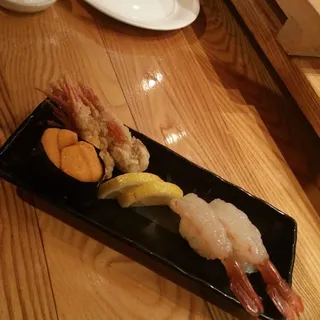 Sweet Shrimp with Fried Head