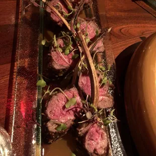 Miso Cured Rack of Lamb