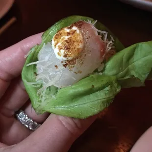 The snapper in butter lettuce; it was sublime!