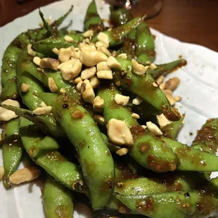 Spicy edamame