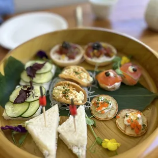 afternoon tea savory bites