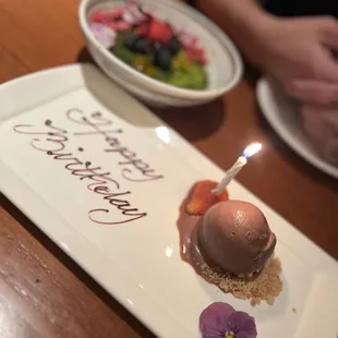 Free Birthday Dessert