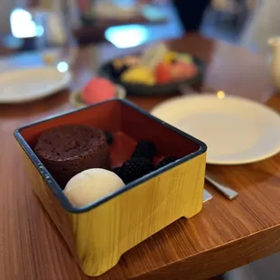 Bento Dessert Chocolate Soufflé