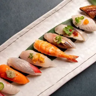 sashimi, sushi, sushi and sashimi, food