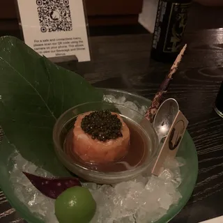 Salmon with Caviar
