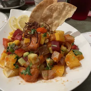 Rainbow Ceviche