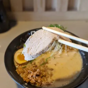 1/6/24 - Creamy Chicken Ramen &quot;Chashu&quot;. Terrible. Unseasoned, bland, chicken breast.