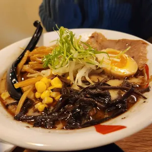 Black garlic ramen