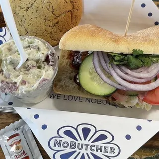 Aloha NoRib Sandwich (Meal Deal)
