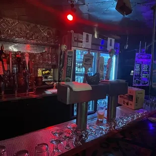a bar with a lot of alcohol