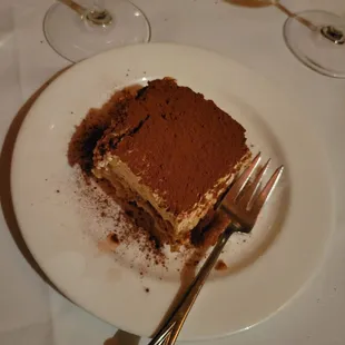Tiramisu, light and wonderful.