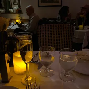 Hugo Spritz and dinner to come