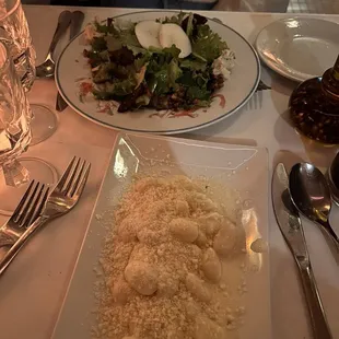 gnocchi and Casalinga Salad