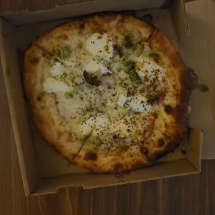 a pizza in a box
