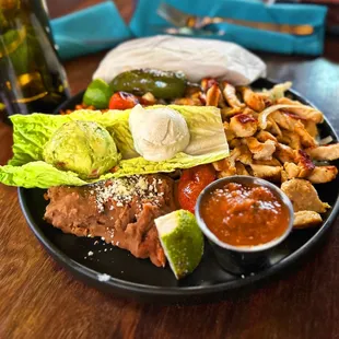 Smoked Chicken Fajitas