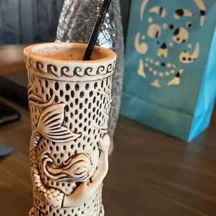 Coquito was light tasty with a kick