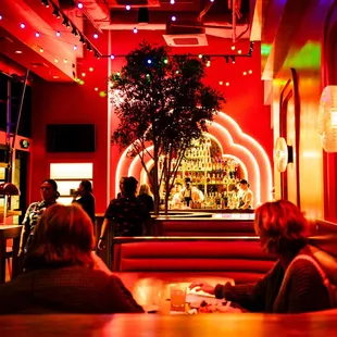 the interior of the restaurant