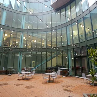 NOCHI's interior courtyard is adjacent to the café for those wanting to eat al fresco.