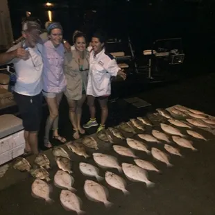 Nighttime Flounder gigging fishing with Nocturnal Assault Aransas Pass Rockport Tx Port Aransas Tx Corpus ChristiTx.
