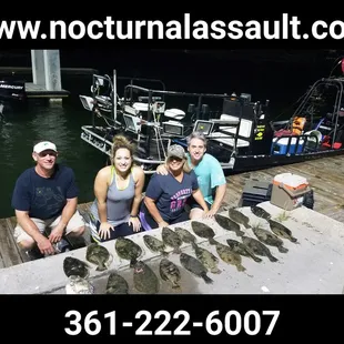 flounder gigging Captain James  the best around.  Rockport Port Aransas, Aransas Pass, Port Aransas Corpus Christi Tx Texas.
