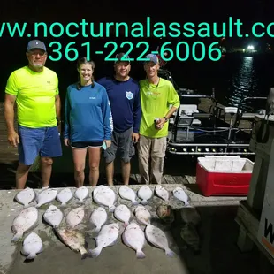 Port Aransas Aransas pass Texas flounder gigging at its best