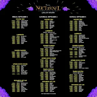 2016 set times. Note that DJ Snake has been replaced by Odesza on Saturday