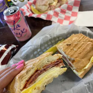 Italian Sandwich substitute the relish for Mayo &amp; Mustard :)