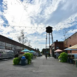 If you are looking for the Canteen, look for the water tower.