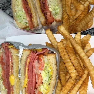 13. BLT Sandwich and the 1. Bologna Sandwich