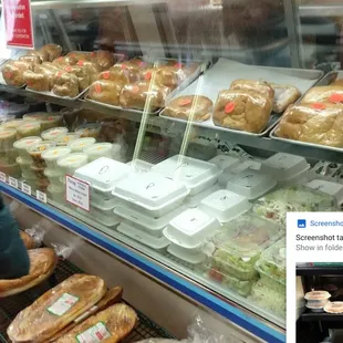 a woman shopping in a deli