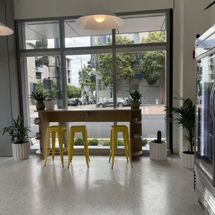 Inside seating