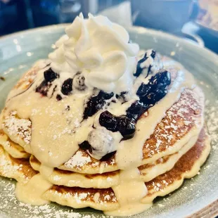 P5 Blueberries and Cream Pancake