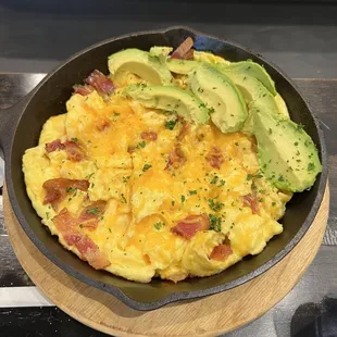 Scramble eggs