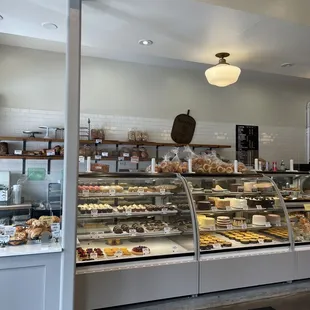 a display of pastries