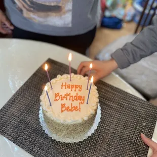 6 inch carrot cake
