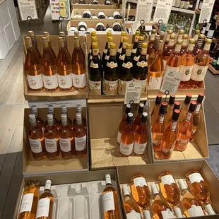 Wines in store