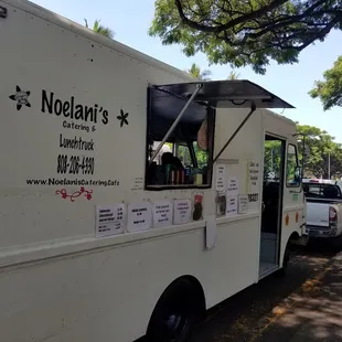 Truck parked in front of state tax building