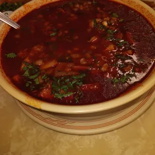 My vax recovery soup Menudo