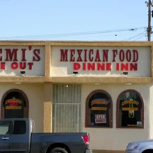 In Front of the Restaurant